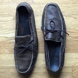 👞 Cole Haan Men’s Leather Boat Shoe~12M~Brown 👞